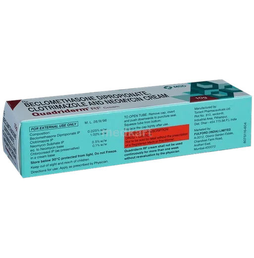 quadriderm rf skin cream 10 gm